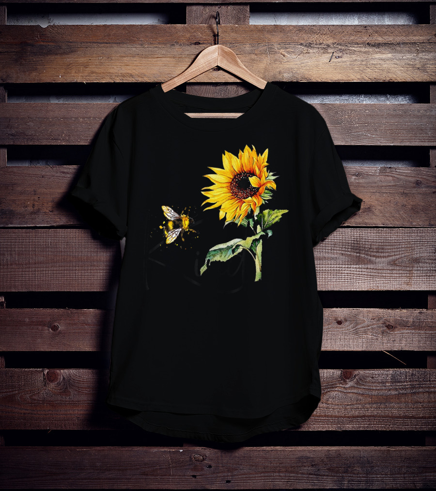 Sunflower Bee Kind T-Shirt