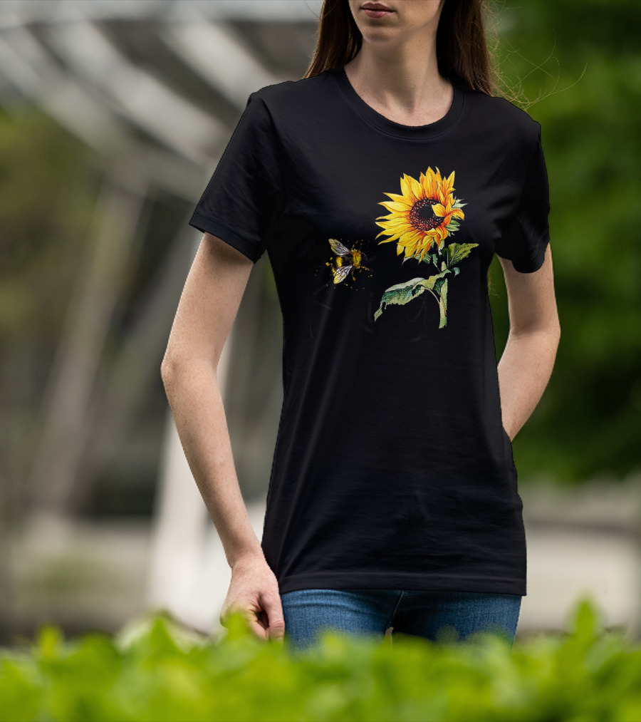 Sunflower Bee Kind T-Shirt