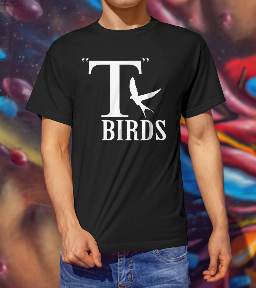 T Birds Flying Graphic Movie Themed T-Shirt