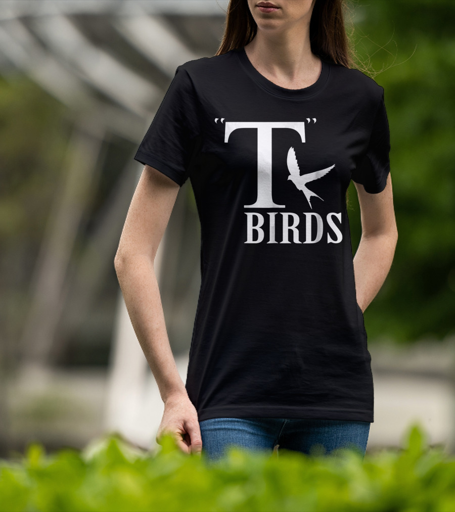 T Birds Flying Graphic Movie Themed T-Shirt