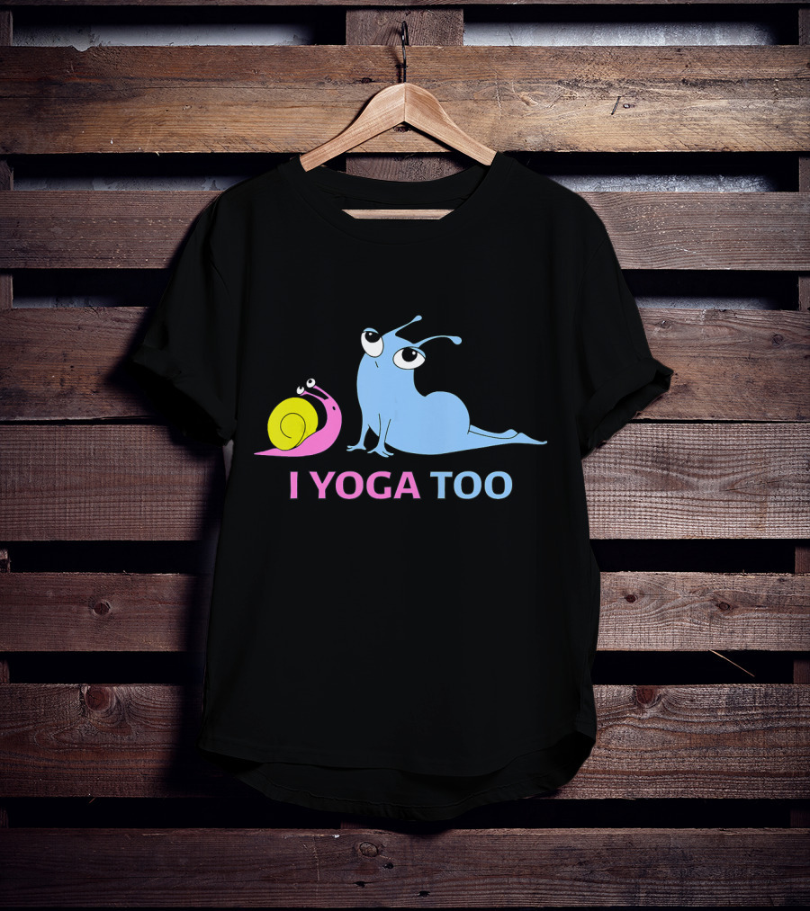 I Yoga Too Snail And Slug Cute Relaxation T-Shirt