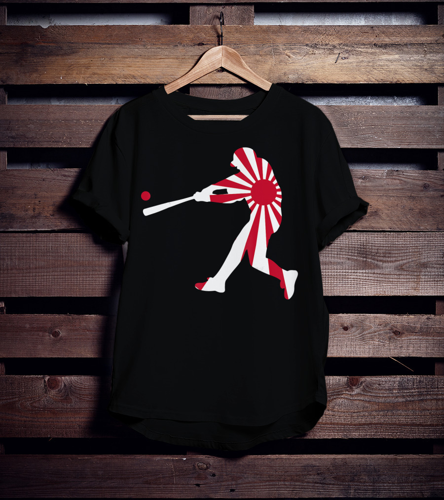 Japan Baseball Rising Sun JPN Batter Class T-Shirt