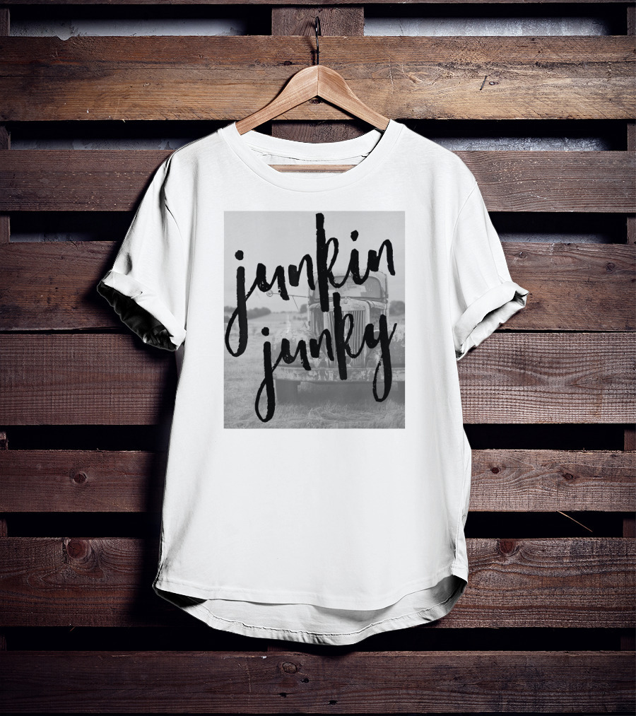 Junkin Junky Vintage Pick Up Truck T-Shirt