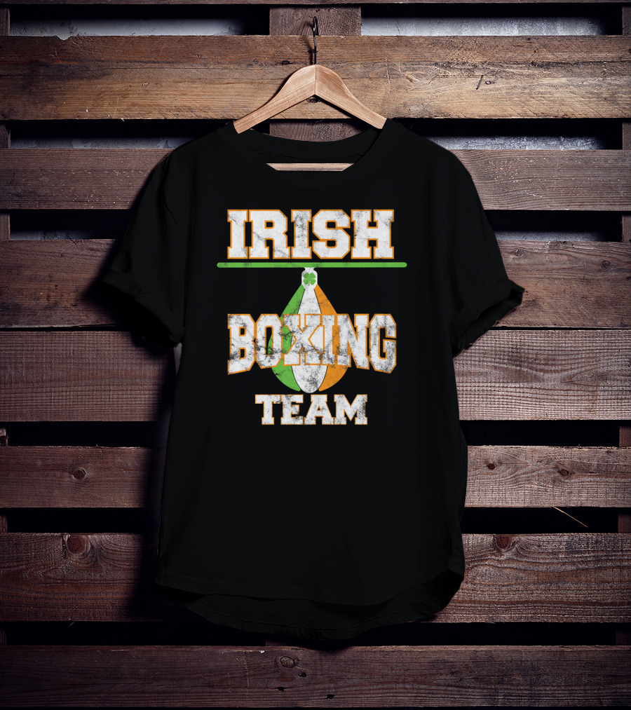 Irish Boxing Team Ireland Shamrock Boxing Glove T-Shirt