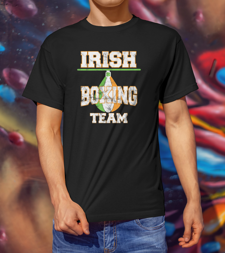 Irish Boxing Team Ireland Shamrock Boxing Glove T-Shirt