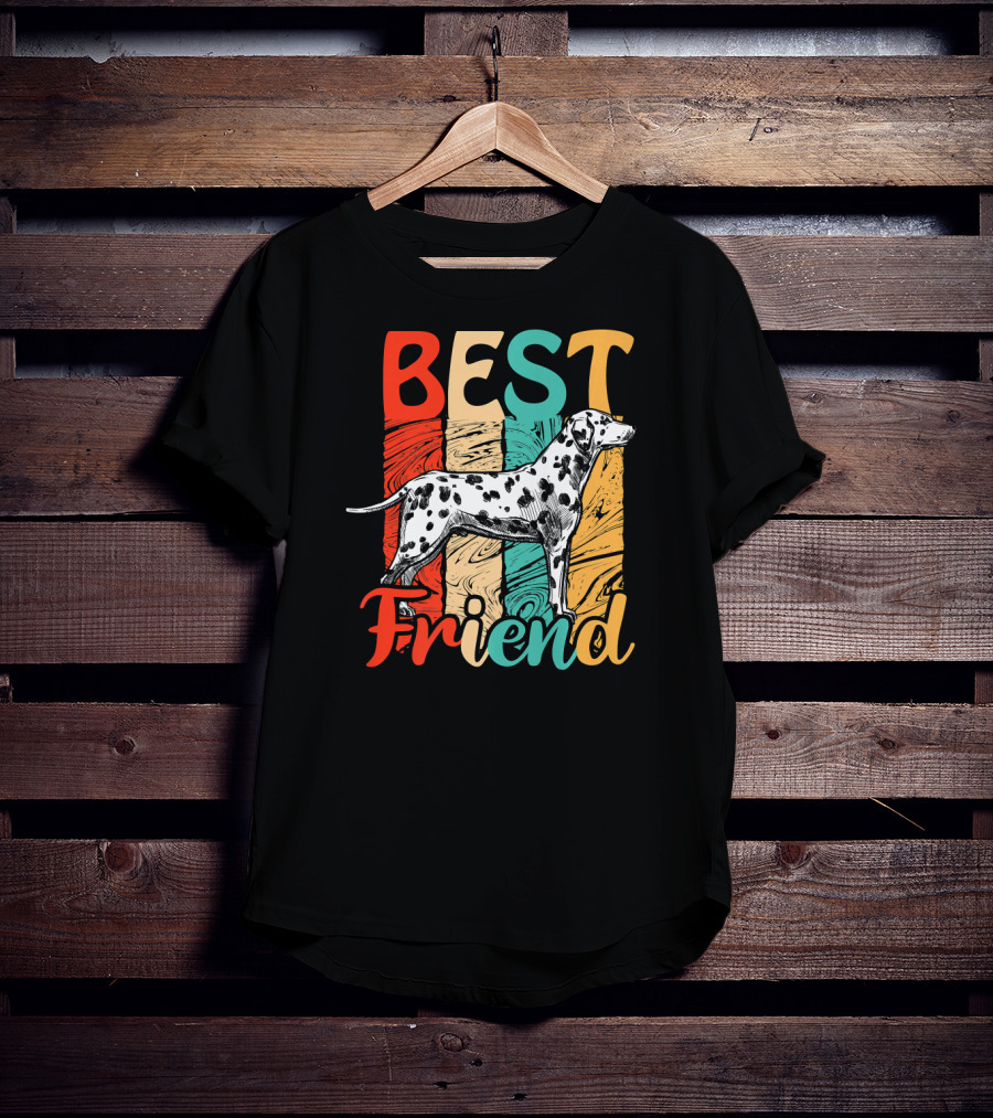 Best Friend Animal Dog Lover Dalmatian T-Shirt