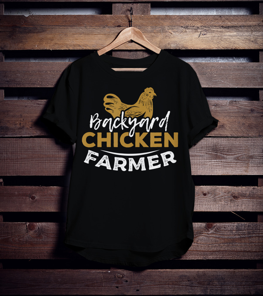 Backyard Chicken Farmer Rustic Hen Enthusiast T-Shirt