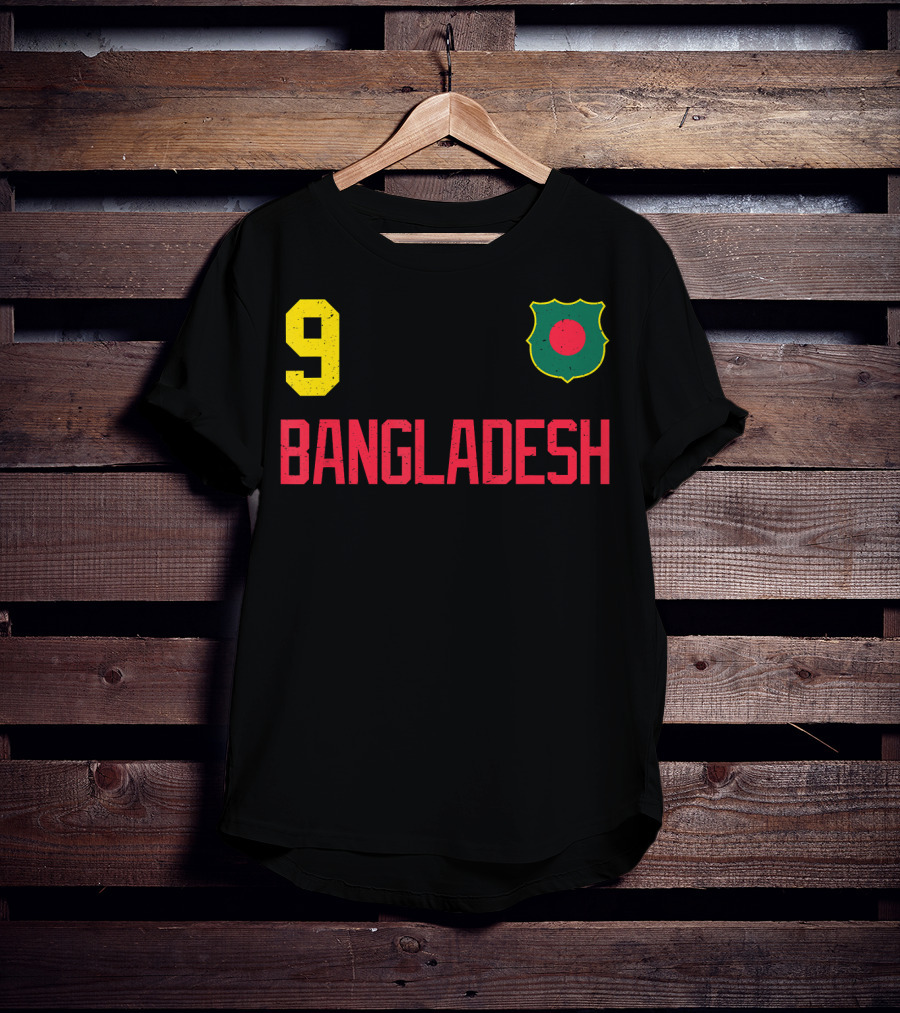 9 Bangladesh Football Soccer Cricket T-Shirt