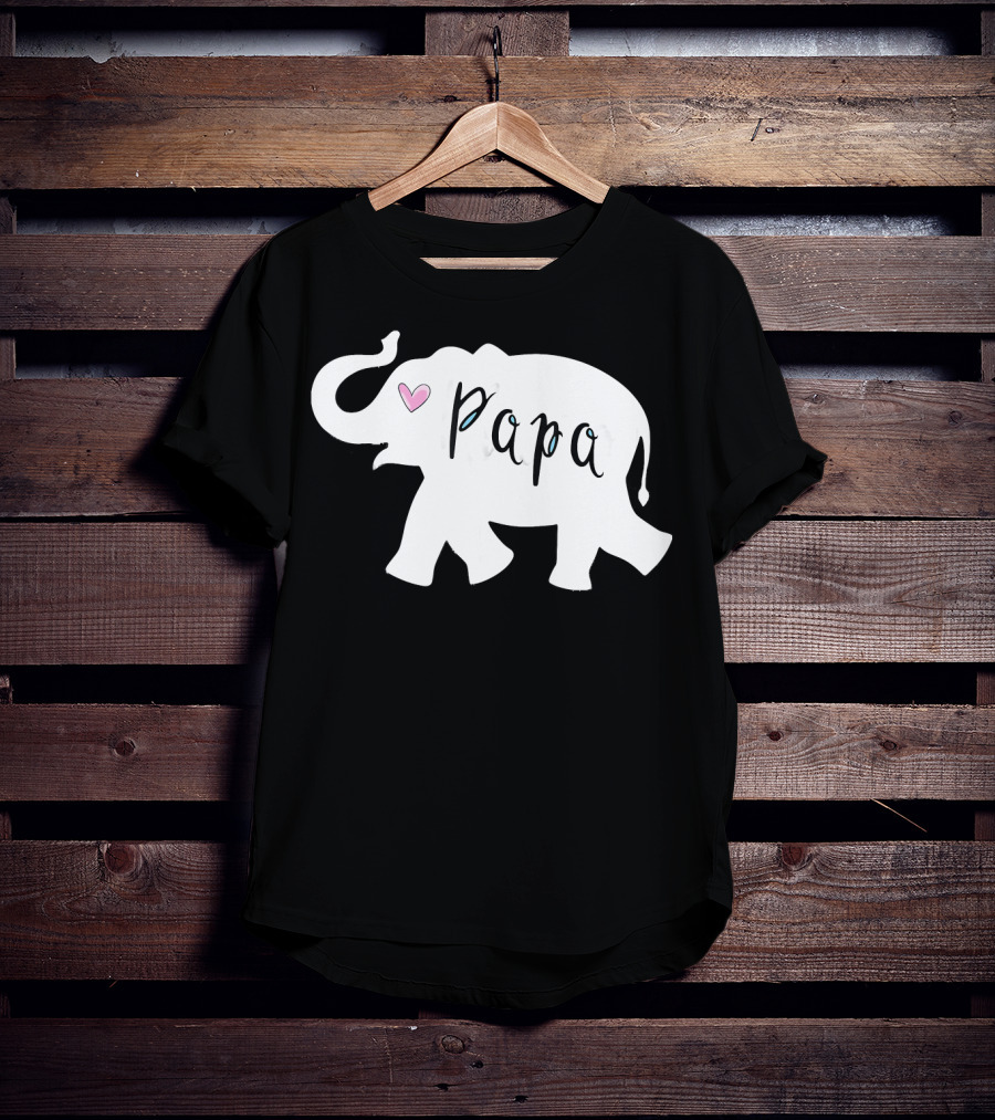 Papa Africa Elephant Father Men's T-Shirt