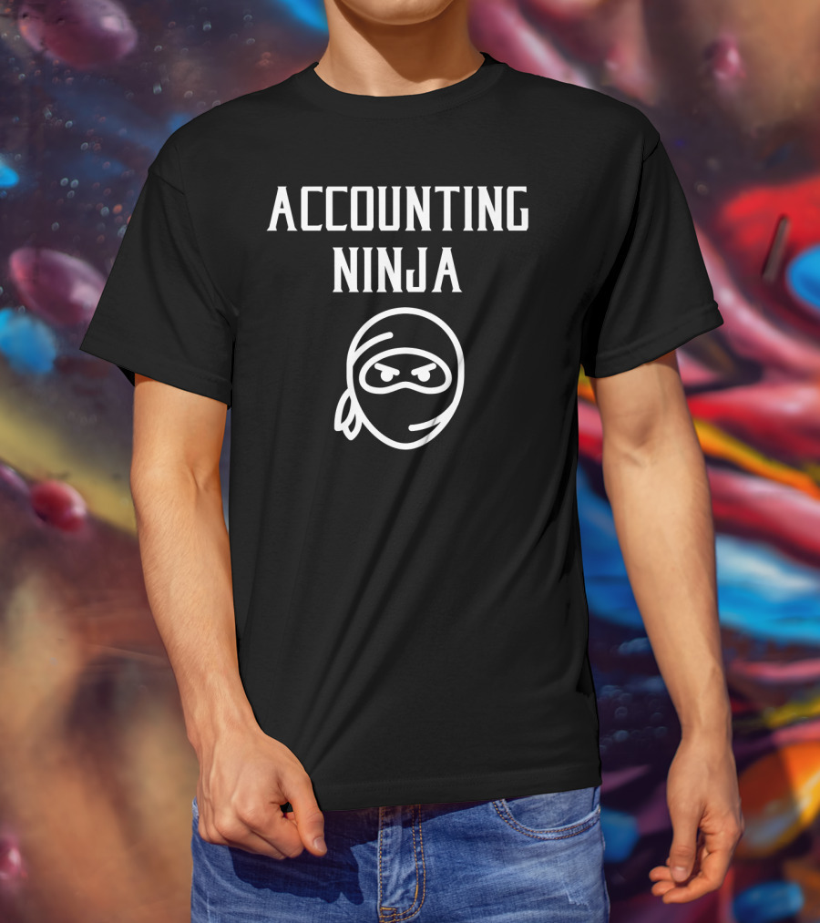 Accounting Ninja Funny Tax Accountant T-Shirt