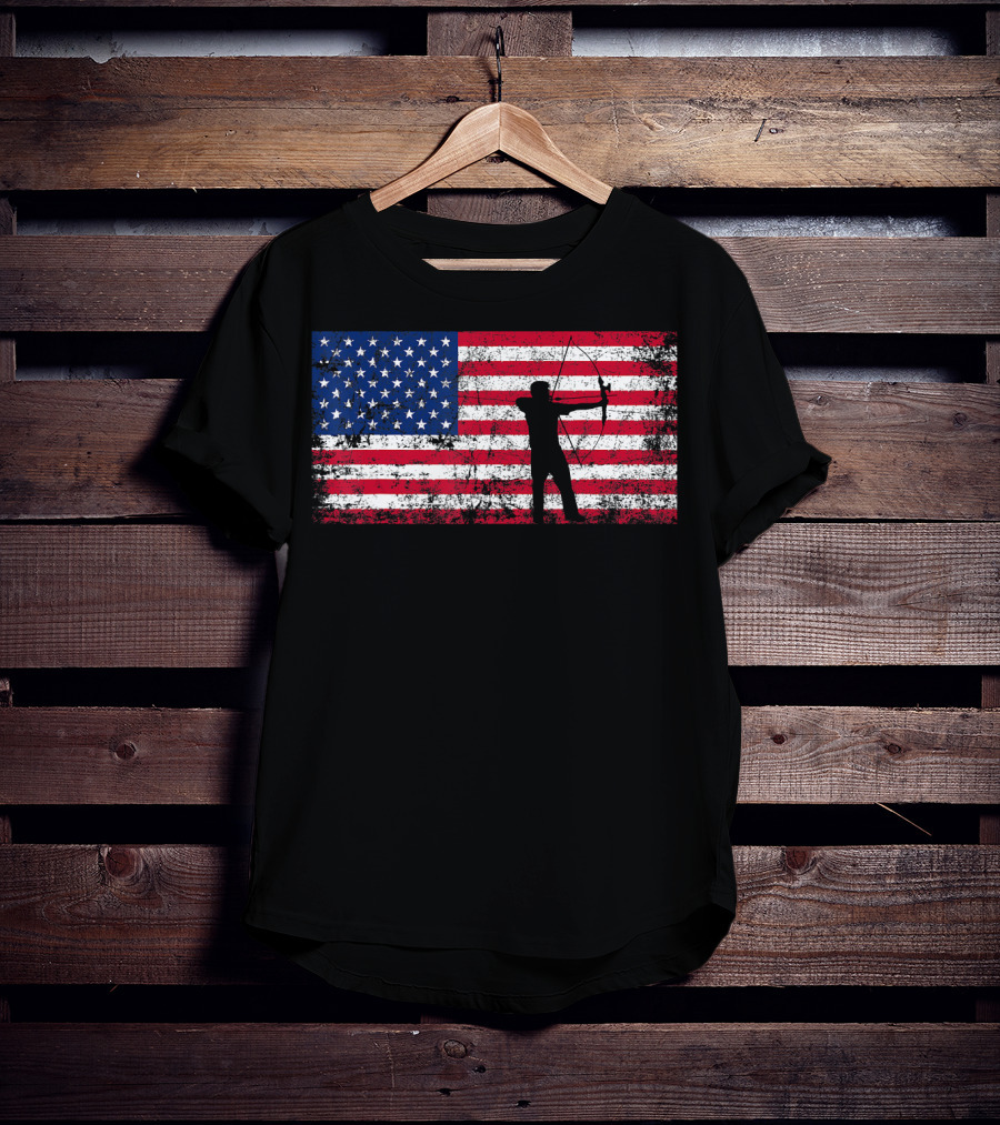 American Flag Archery T-Shirt