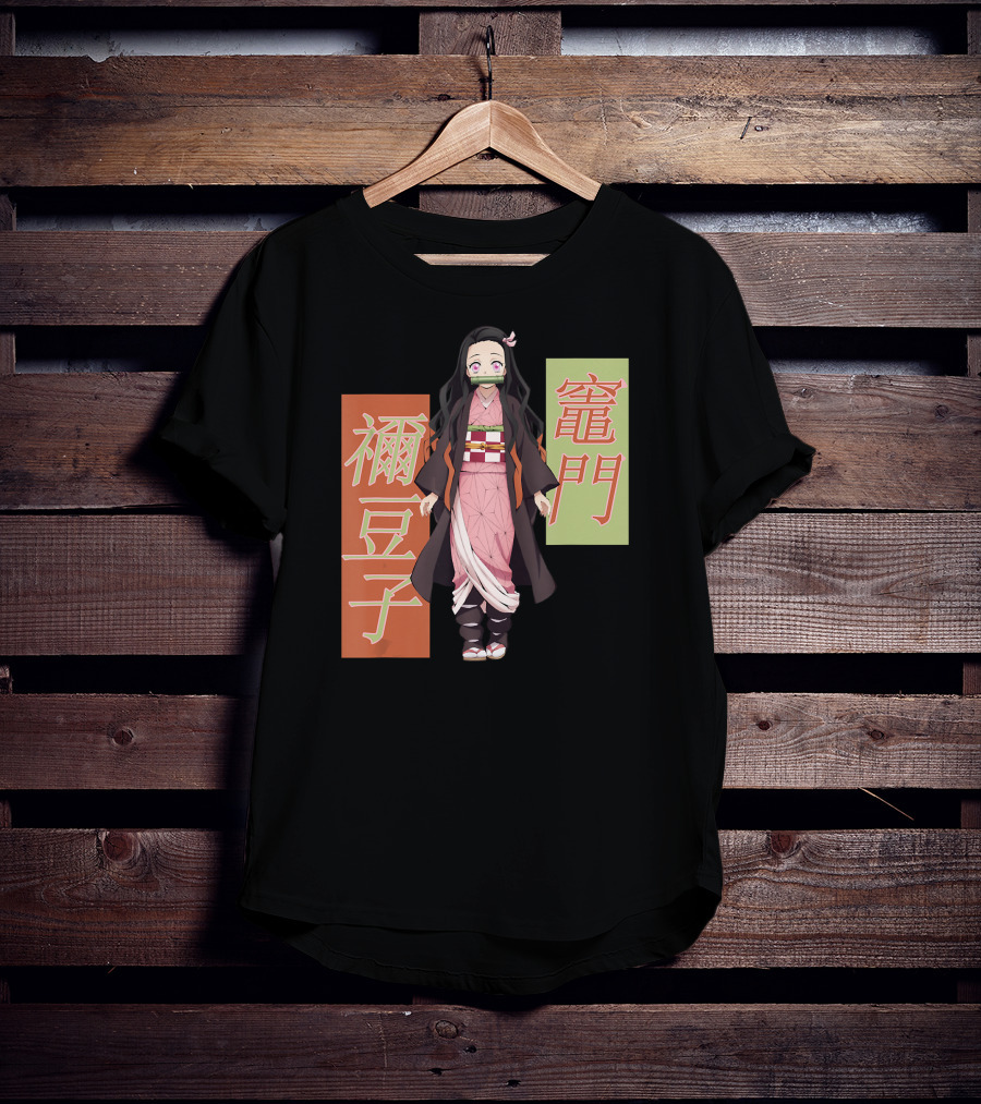 Demon Slayer Nezuko Kanji Character T-Shirt