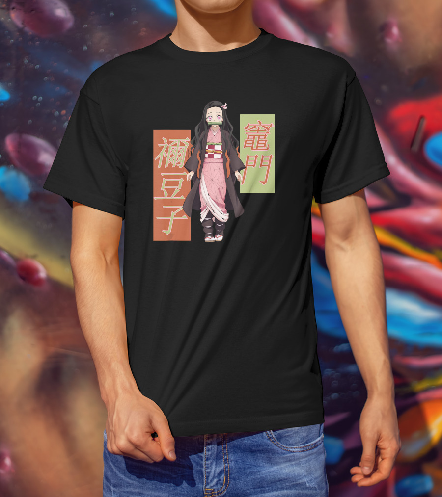 Demon Slayer Nezuko Kanji Character T-Shirt