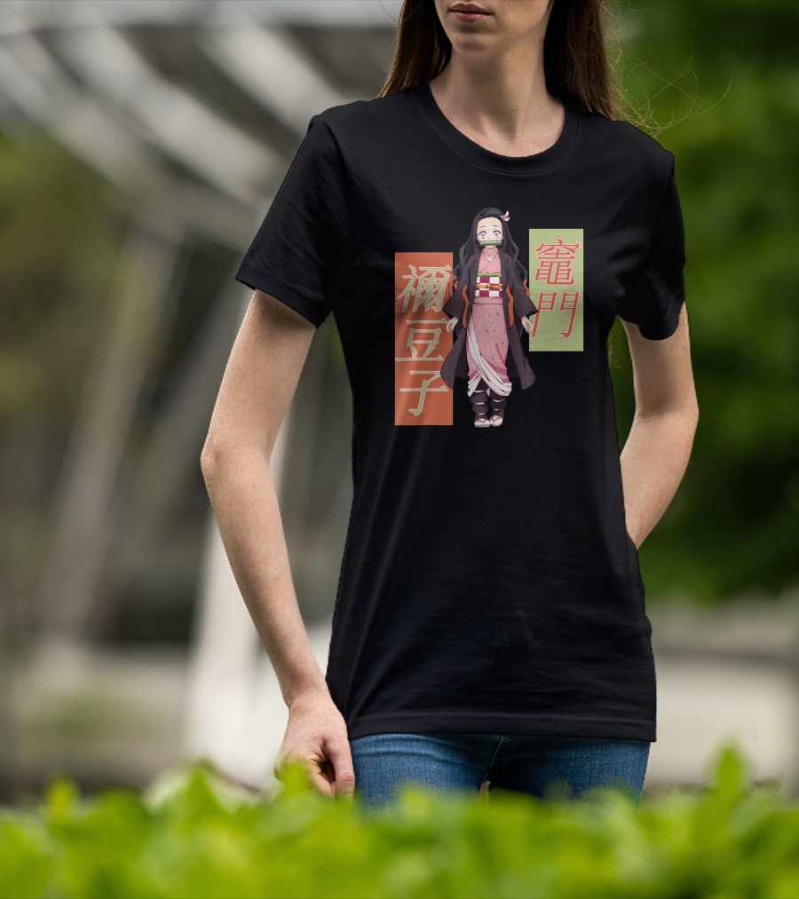 Demon Slayer Nezuko Kanji Character T-Shirt