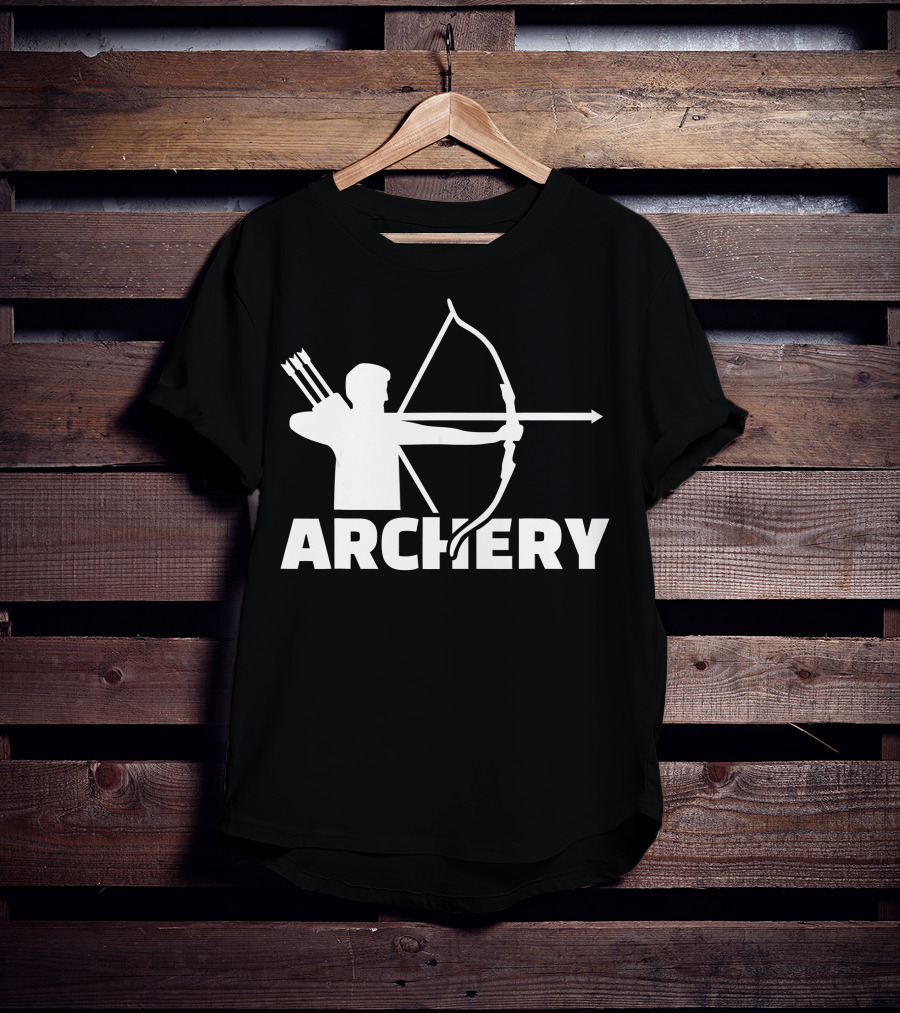 Archer With Bow And Arrows Archery T-Shirt