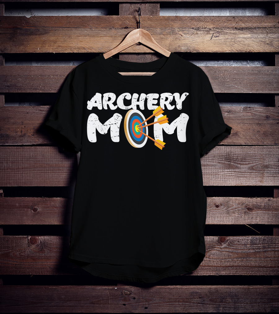 Archery Mom Bow Arrow Target T-Shirt