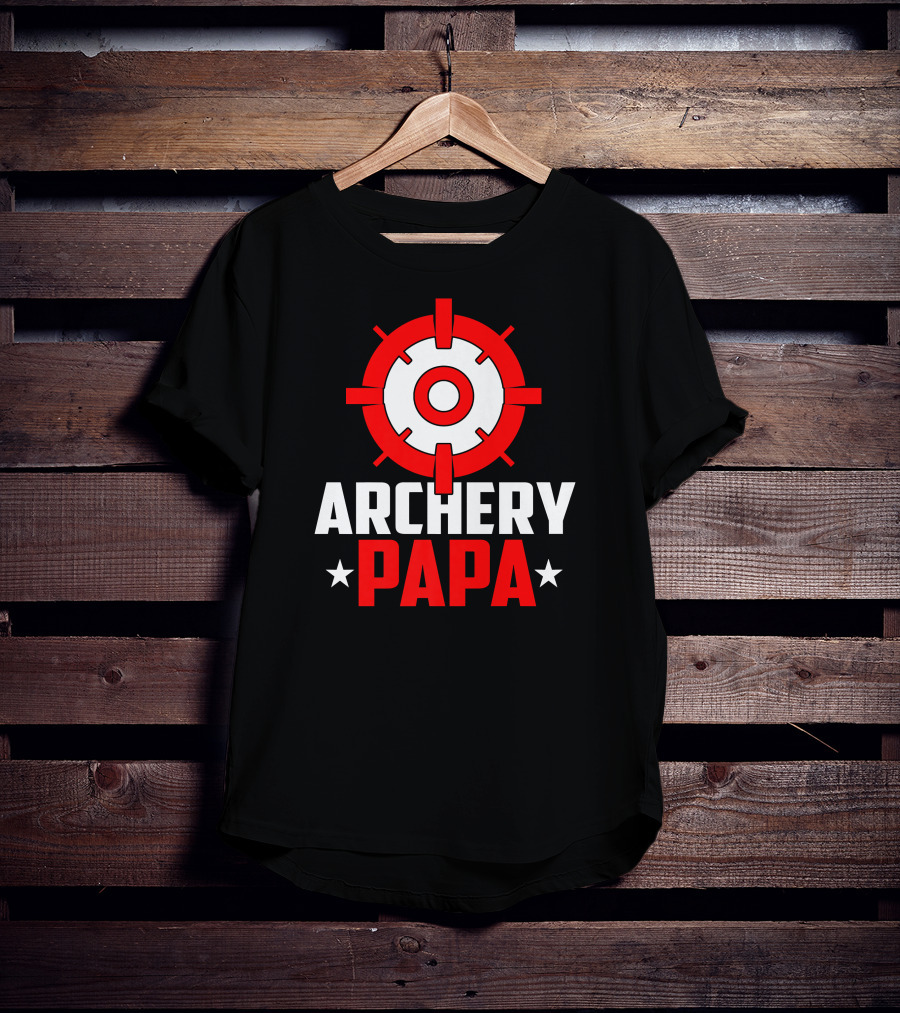 Archery PAPA Target Design Archery Enthusiast T-Shirt