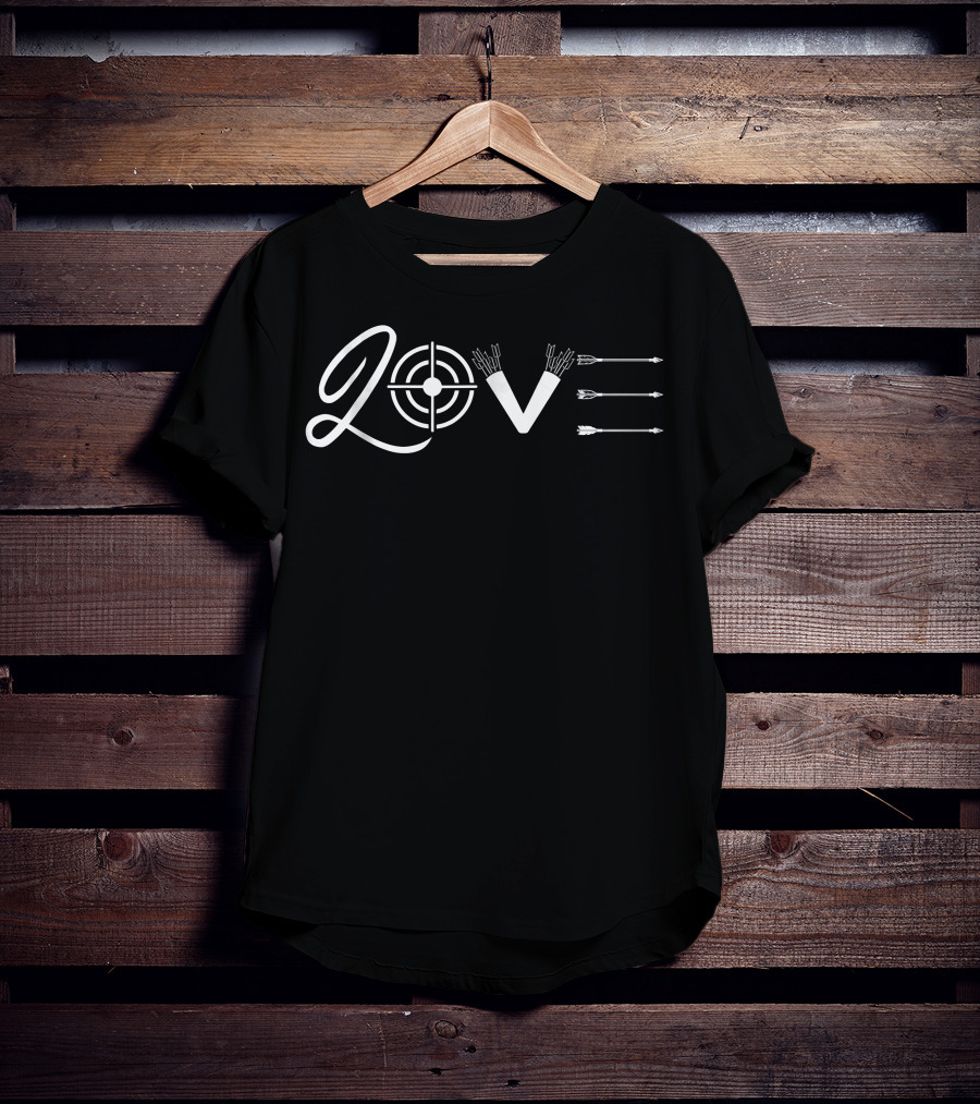 Love Target Arrows Archery T-Shirt