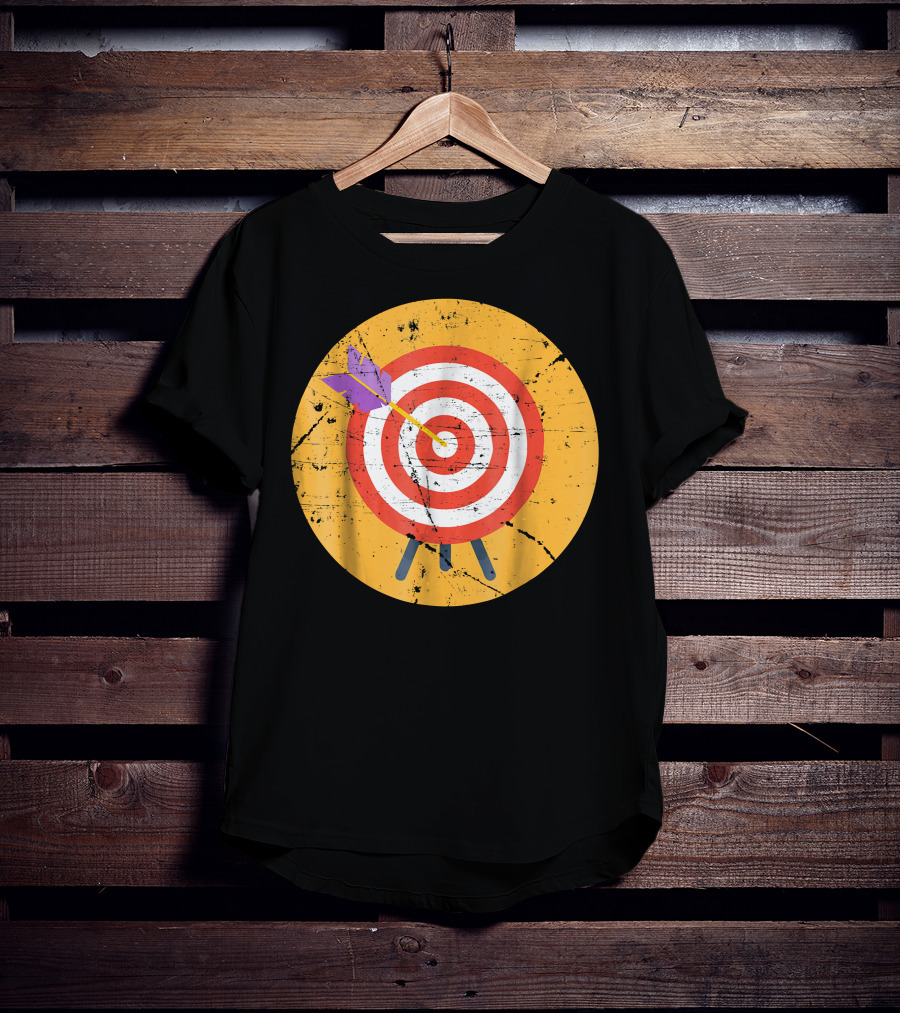 Archery Target Sport Arrows Bullseye T-Shirt
