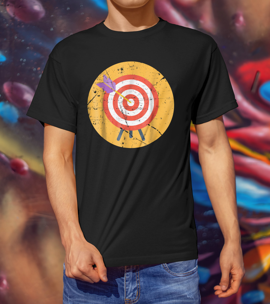 Archery Target Sport Arrows Bullseye T-Shirt