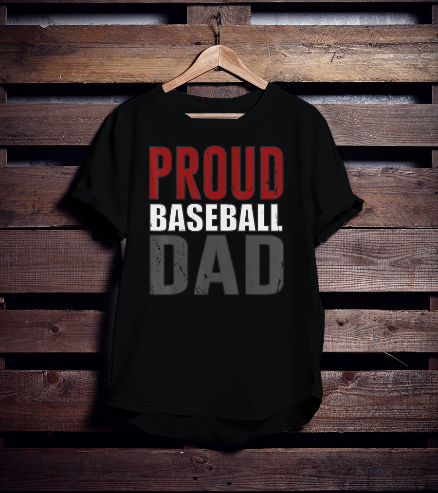 Proud Baseball Dad Awesome T-Shirt