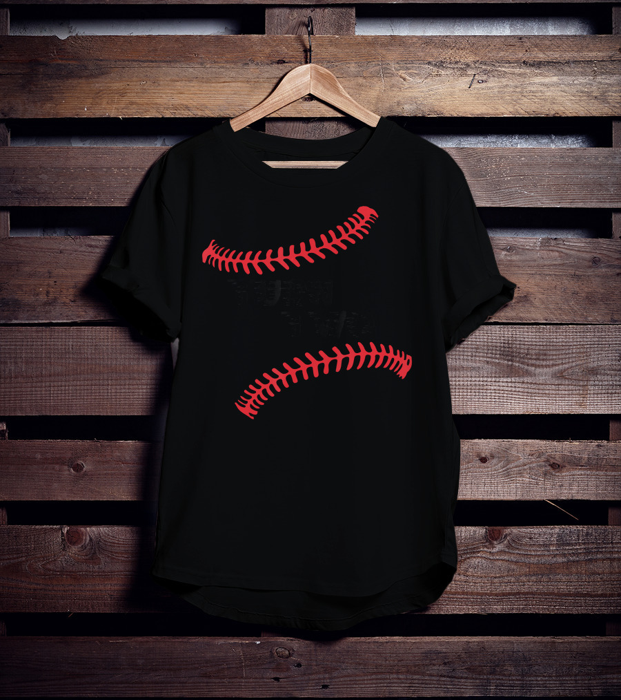 Turn Two Double Play Baseball Stitch T-Shirt