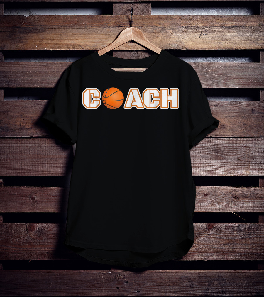 Coach Basketball Ball Coach T-Shirt