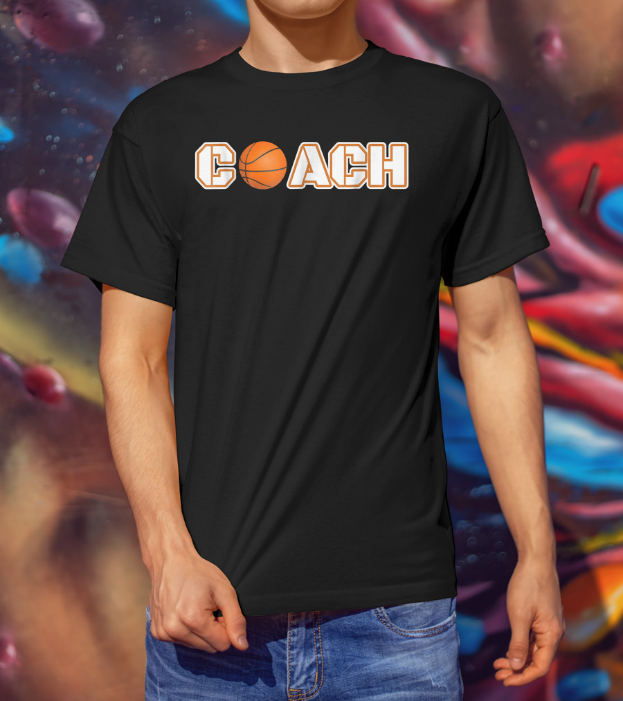 Coach Basketball Ball Coach T-Shirt