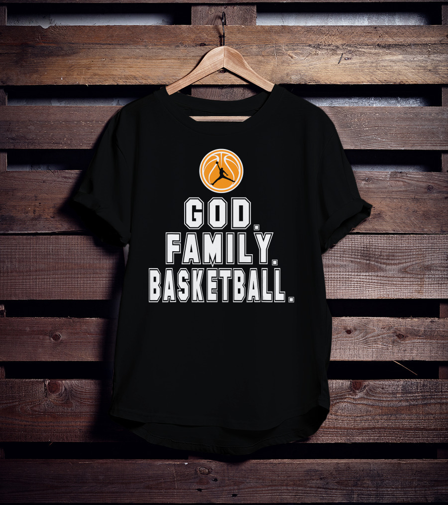 God Family Basketball Logo Iconic Trio T-Shirt