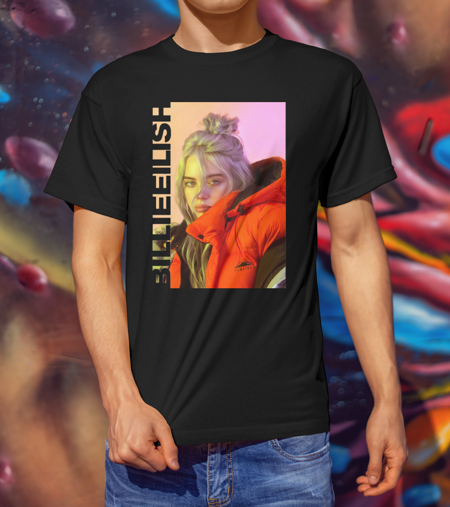 Billie Eilish Penfield Jacket Bold Typography T-Shirt