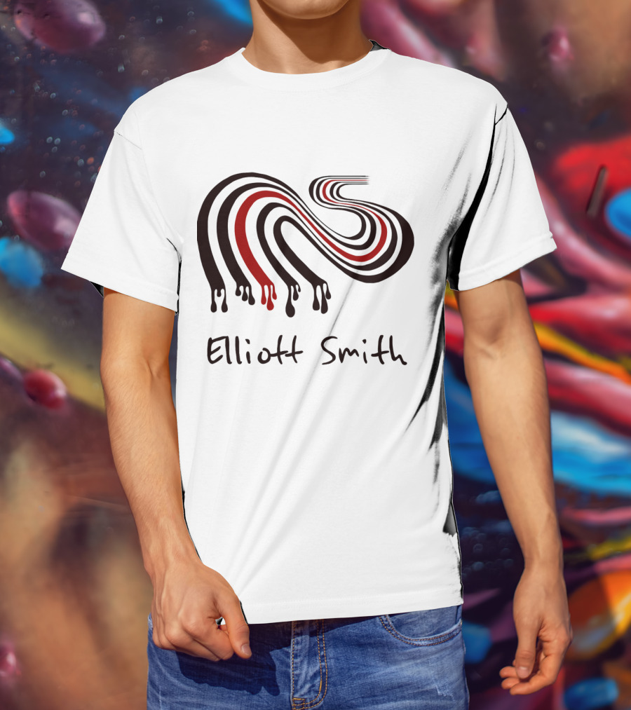 Elliott Smith Dripping Figure 8 Revised T-Shirt