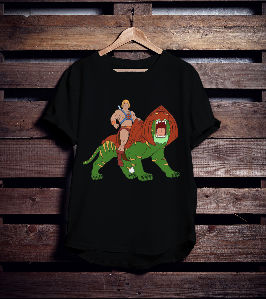 He-Man And BattleCat Classic Filmation T-Shirt