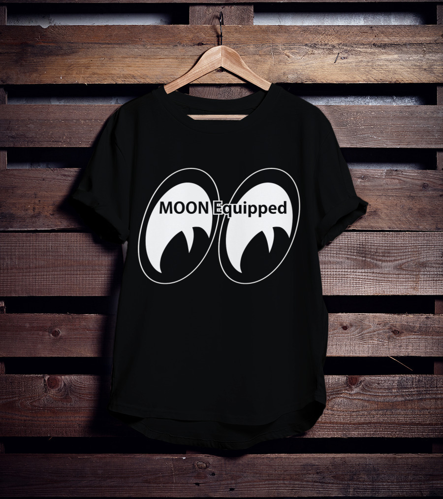 MOON Equipped Racing Logo Eyeballs T-Shirt