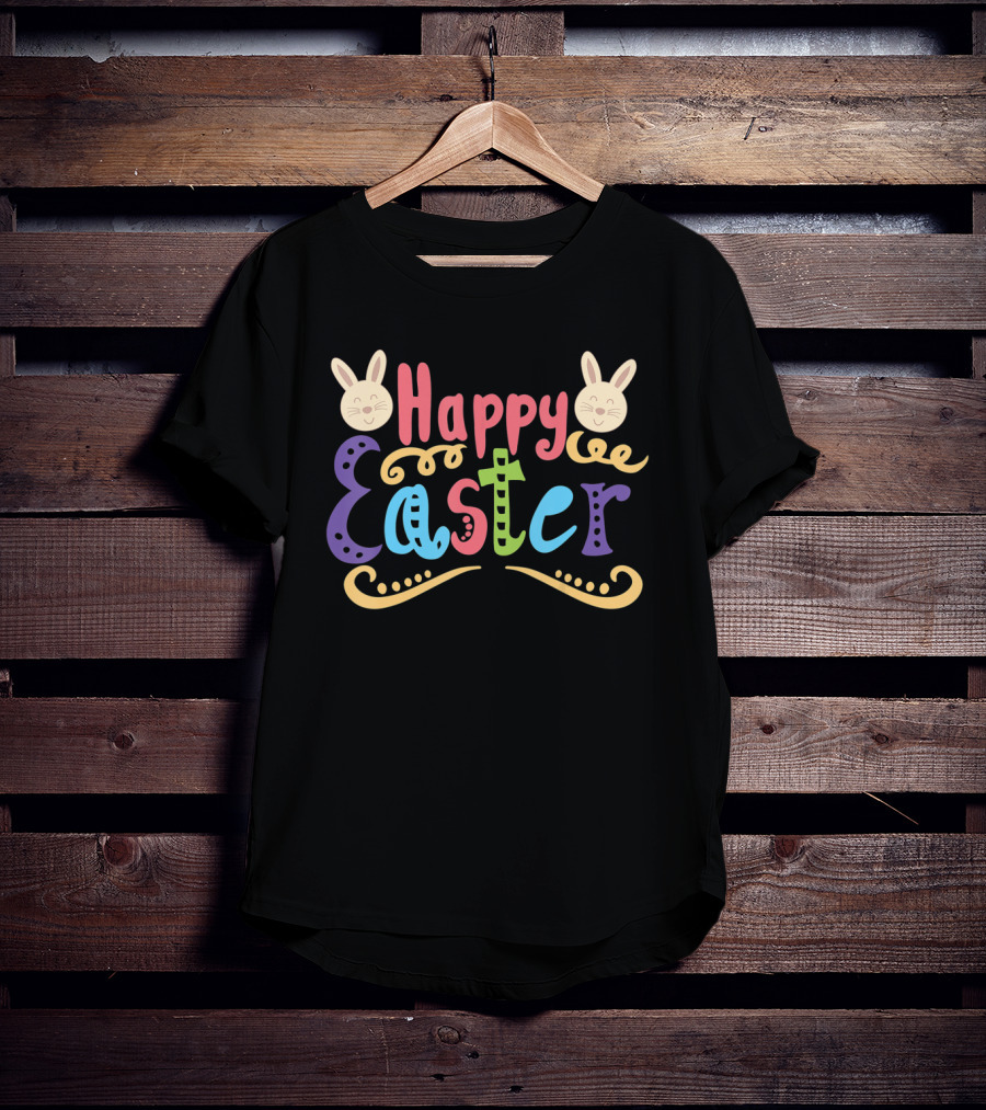 Happy Easter Bunny Christian Egg Hunt T-Shirt