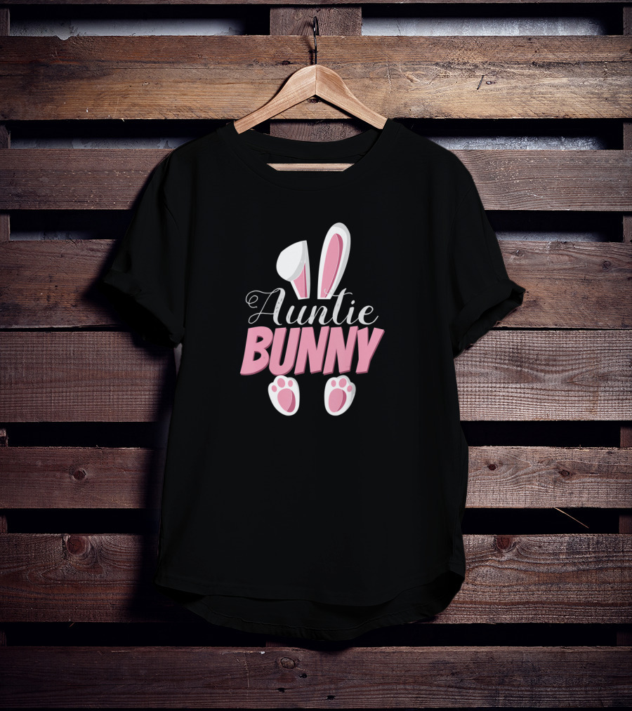 Auntie Bunny Cute Easter Rabbit Family T-Shirt