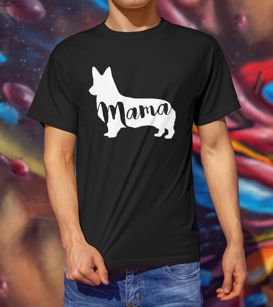 Corgi Dog Mama T-Shirt