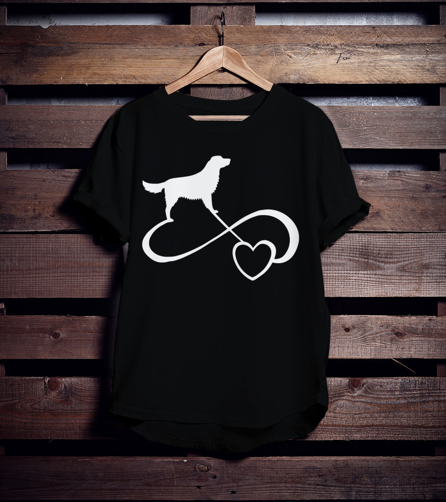 Golden Retriever Dog Lover Infinity Heart Dog Breed T-Shirt