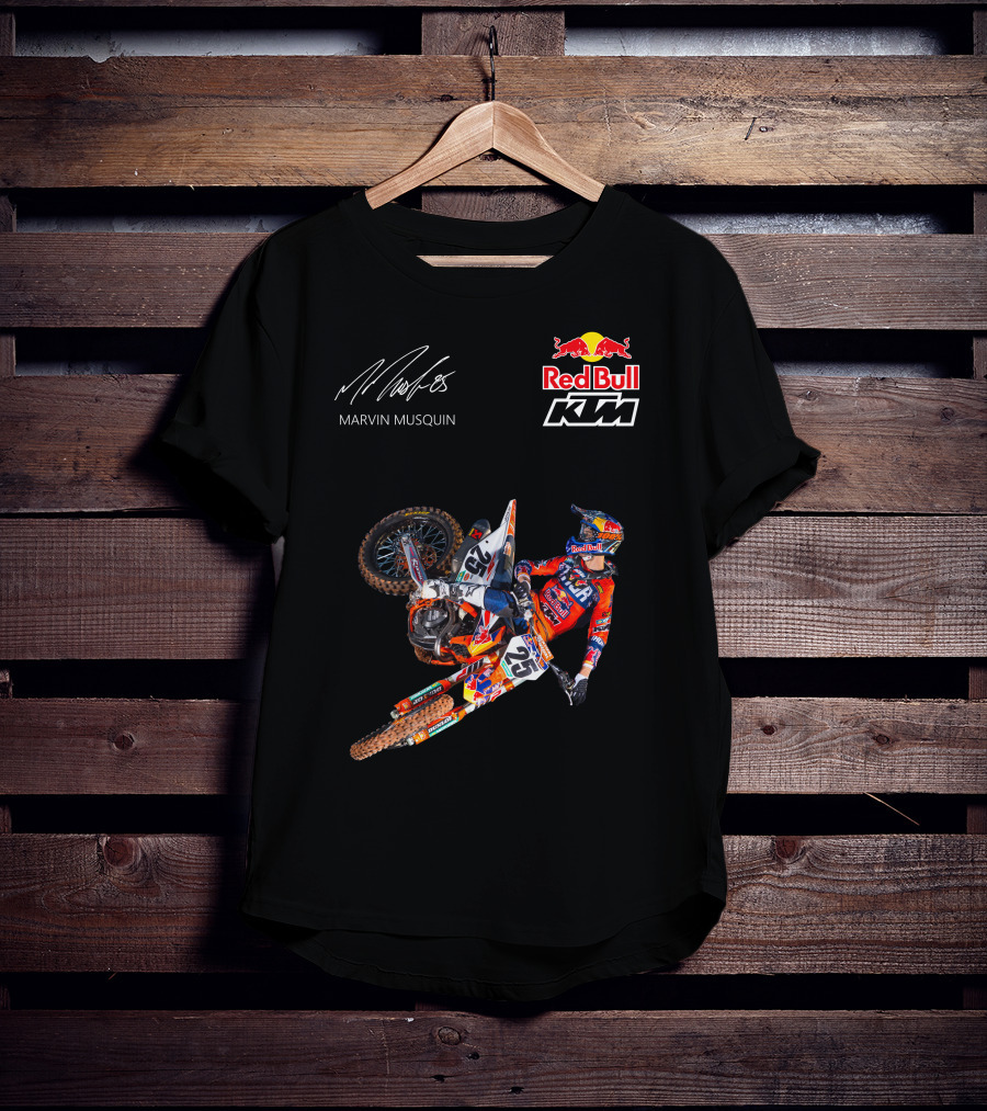 Marvin Musquin Red Bull KTM Racing Action Signature T-Shirt