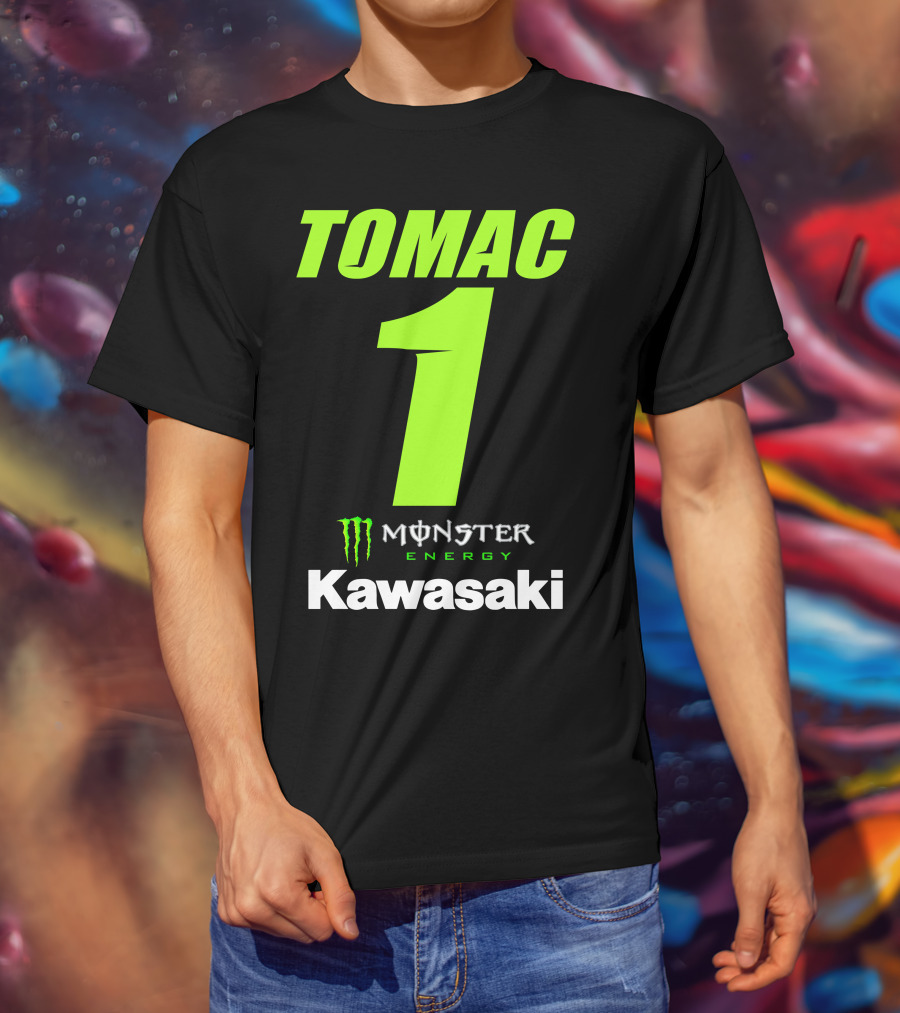 Tomac 1 Monster Energy Kawasaki T-Shirt