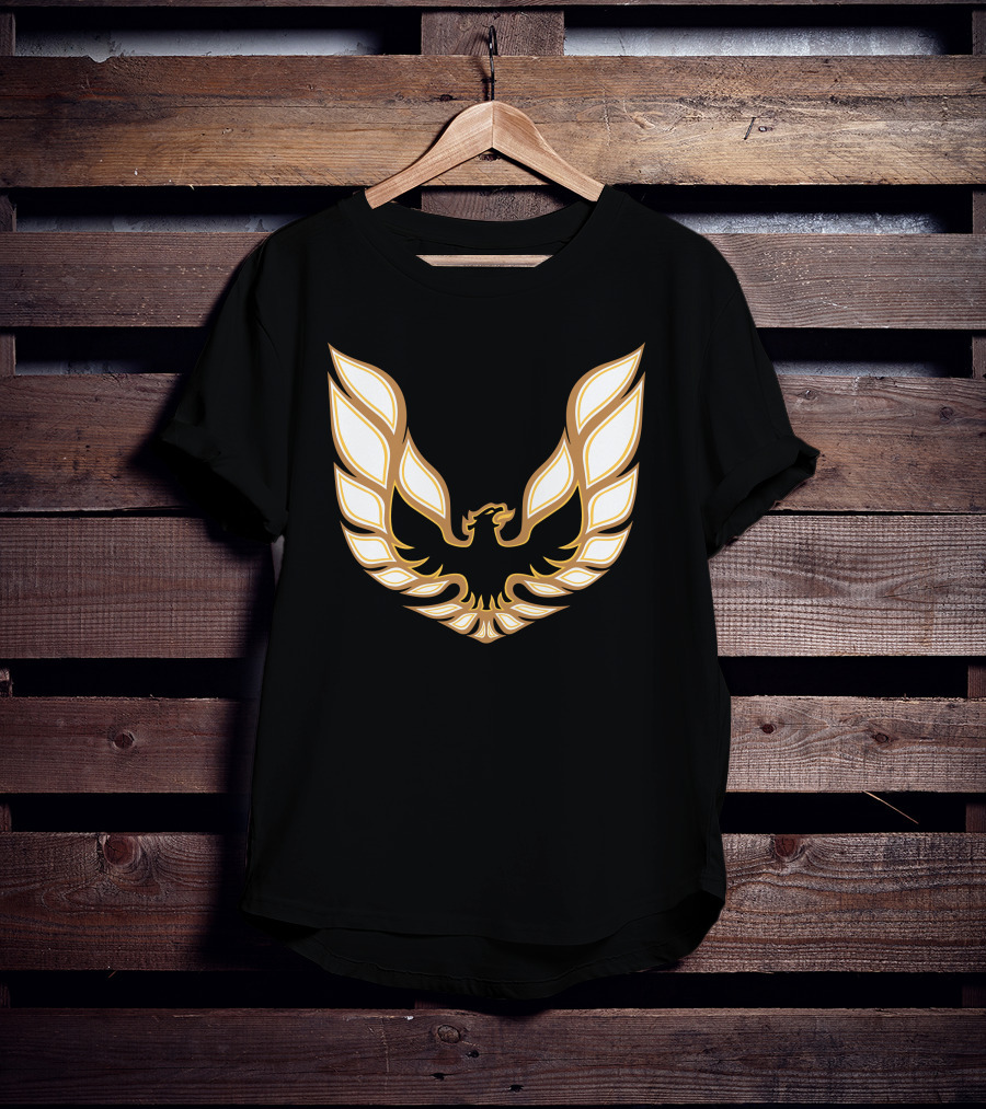 Pontiac Firebird Iconic Gold Phoenix T-Shirt