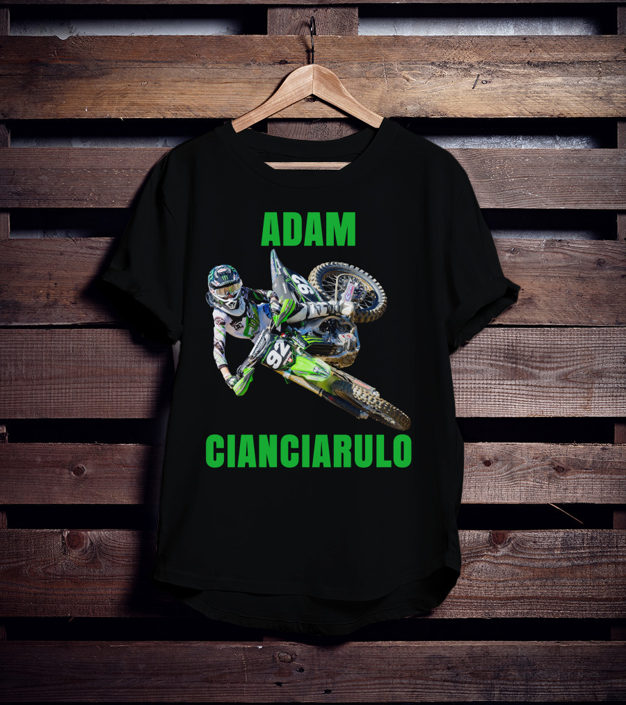 Adam Cianciarulo Motocross Racer 92 Action Image T-Shirt