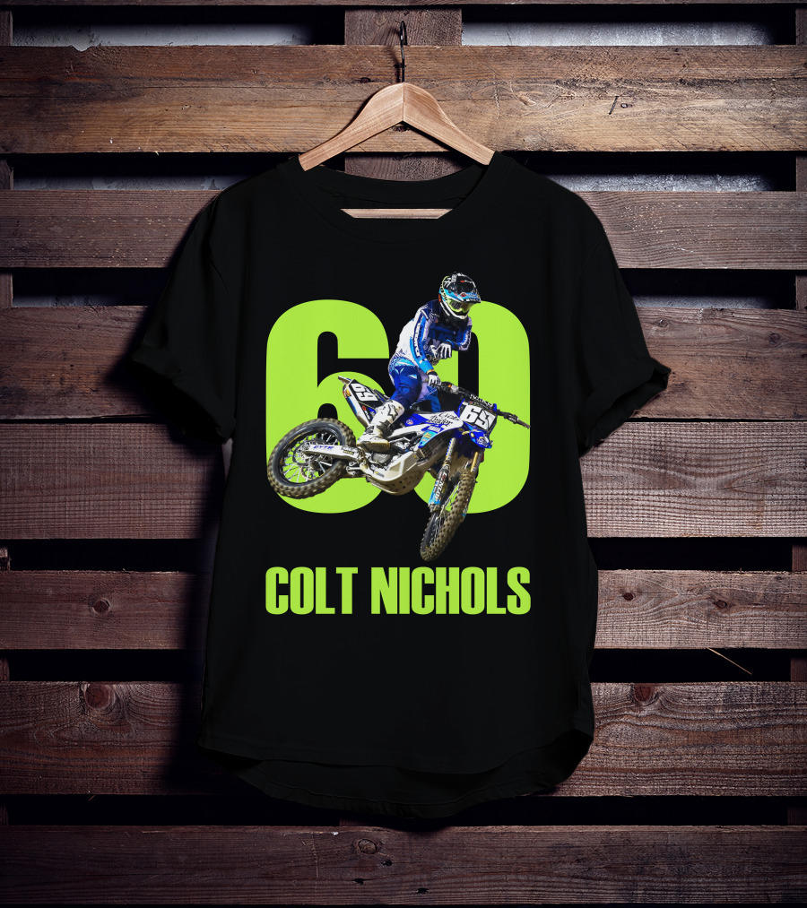 Colt Nichols 60 Motocross Rider Action T-Shirt
