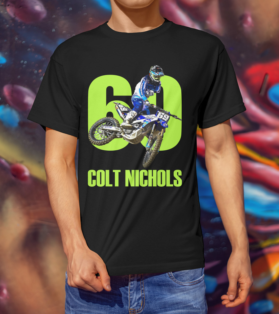 Colt Nichols 60 Motocross Rider Action T-Shirt