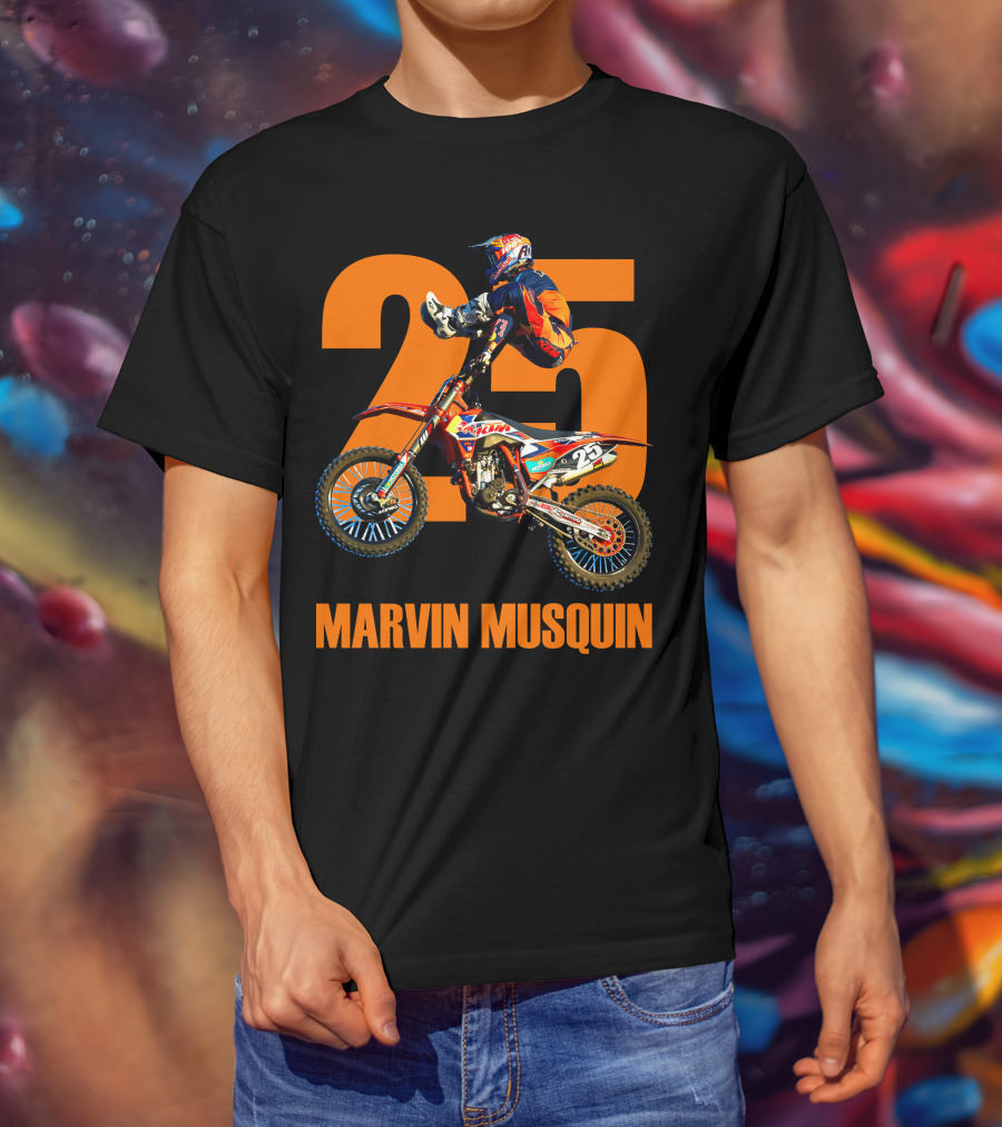 Marvin Musquin 25 KTM Motocross Stunt T-Shirt