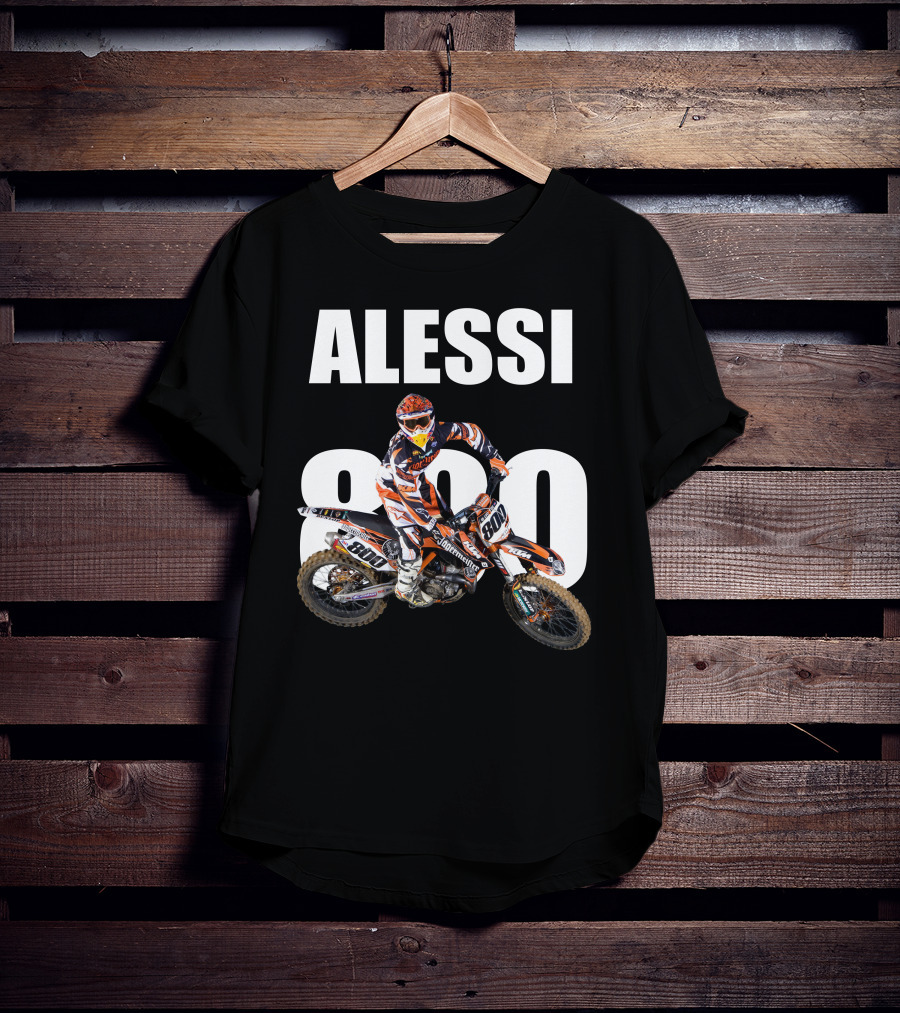 Alessi 800 Motocross Rider Racing Gear T-Shirt