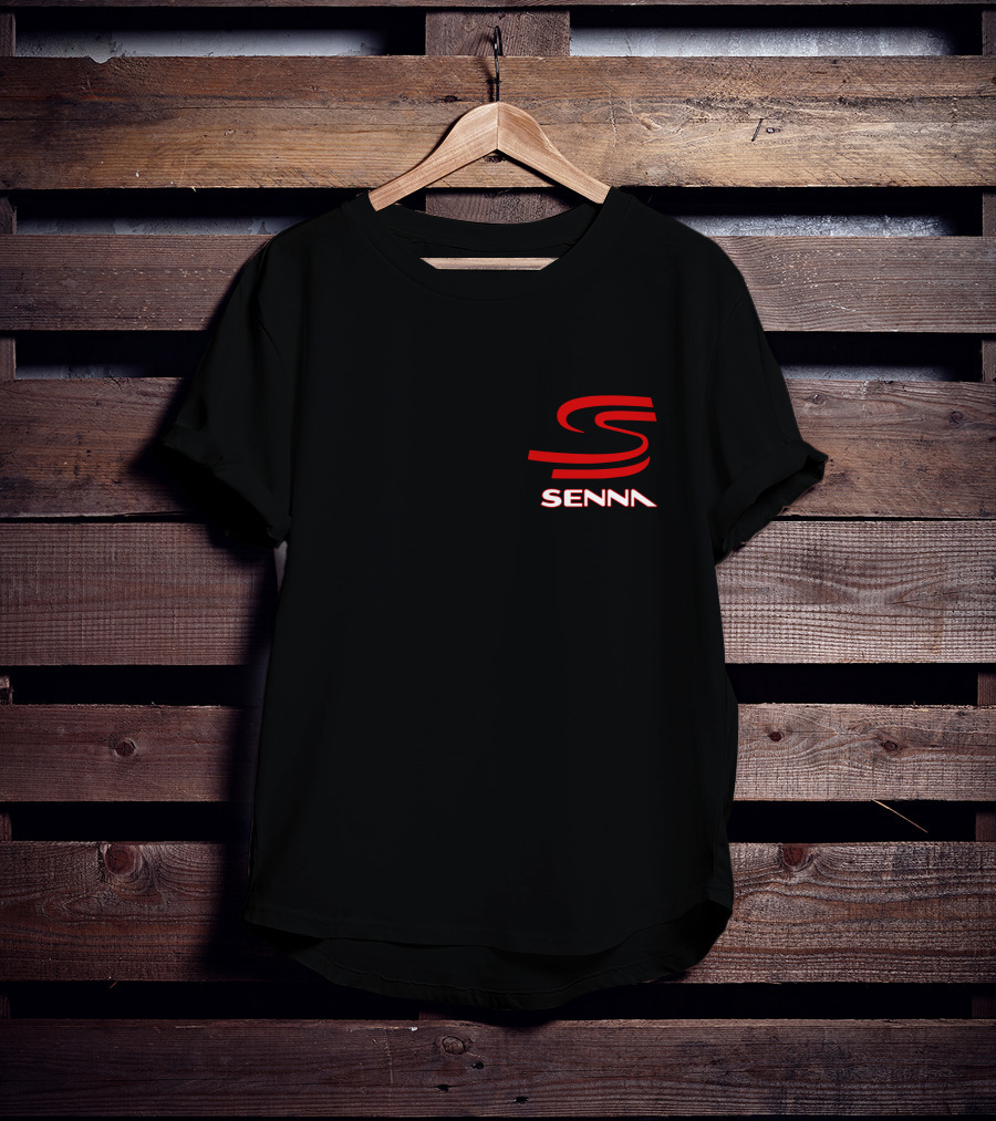 Thank You Ayrton Senna Da Silva Iconic Red S Logo Senna T-Shirt