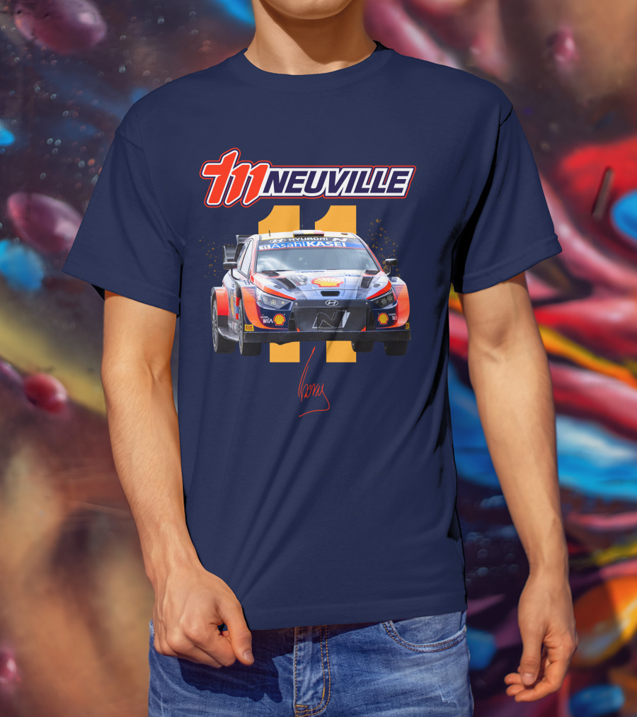 Thierry Neuville Hyundai I20 N Rally1 Asahi Kasei Shell Racing 11 T-Shirt