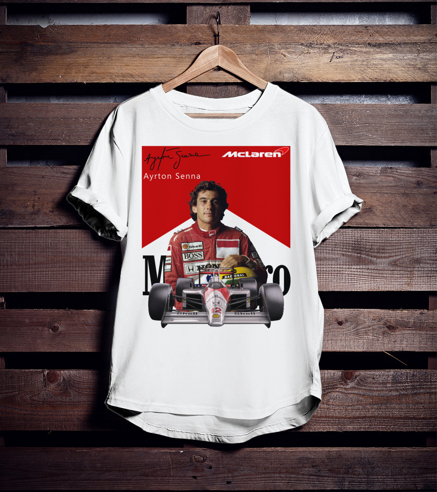 Ayrton Senna McLaren Racing Legend T-Shirt