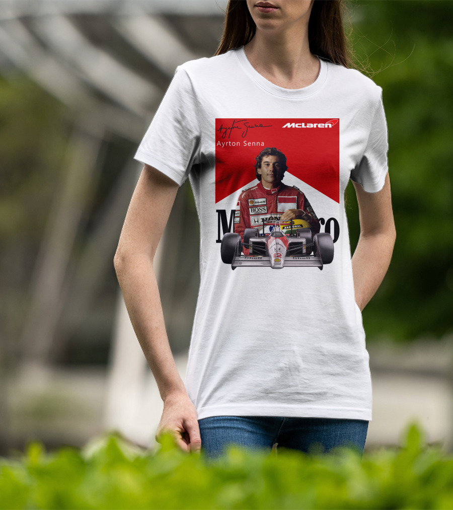 Ayrton Senna McLaren Racing Legend T-Shirt