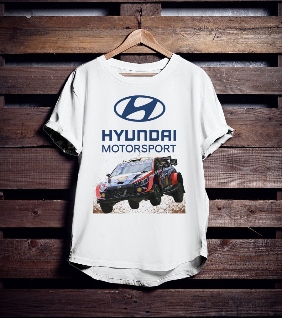 Hyundai Motorsport Neuville Rally Car Team T-Shirt